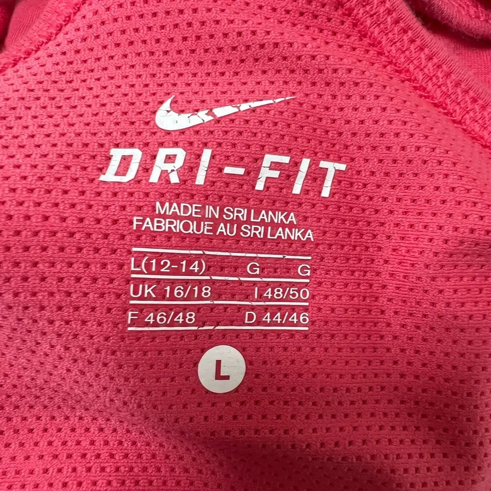 Nike Dri Fit Racerback Athletic Tank Top Built In Bra Womens Size‎ Large